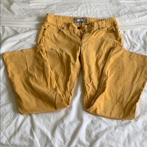 JCrew yellow corduroy pants
